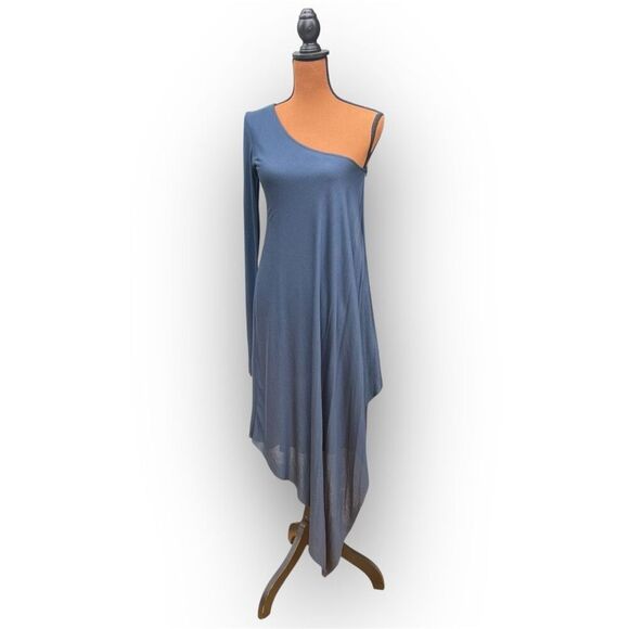 Twelfth Street by Cynthia Vincent Asymmetrical Long Sleeve Dress Women’s Small - Picture 1 of 12